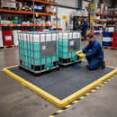 Premium Foam Ground Mat for Fuel and Chemical Spill Containment (250x300cm) - Pack of 30