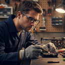 Premium Square Style Glasses with Polycarbonate Lens and Anti-Reflective Coating for Blue Light Protection