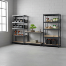 Premium 2x Shelving Units & 1x Workbench - Heavy Duty Storage Solution