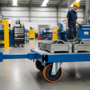 150mm Heavy Duty Swivel Plate Castor with Polyurethane Tyre