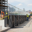 Heavy Duty Water Filled Fence Support Ballast - 333kg Weight Capacity for High Wind Stability