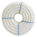 12mm White Polypropylene 3-Strand Rope – Heavy-Duty, Waterproof & UV-Resistant | 25m Coil