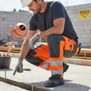 Premium Hi-Vis Trousers Without Nail Pockets - Durable Light Material, EN ISO 20471 Class 2 Certified
