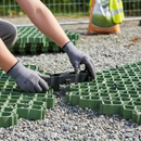 Professional Flexible Curve Expansion Connector for Paving Grids - 40mm Variant for Curved Pathways and Patios