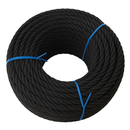 10mm Black Polypropylene Rope 3 Strand – Heavy-Duty, Weatherproof & Ultra-Strong | 50m Coil – Limited Stock