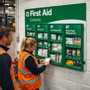 Professional First Aid Station – 1200mm x 680mm – Rigid Correx Plastic – Workplace Safety