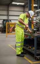 Premium Fire Retardant Hi-Vis Anti-Static Trousers with Reflective Tape and Durable Fabric