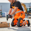 High-Performance Safe Trousers With Holster Pockets - Hi-Vis Orange/Dark Anthracite