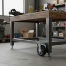 160mm Heavy Duty Fixed Plate Castor with Rubber Tyre