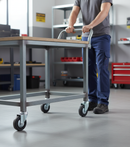 125mm Professional Swivel Bolt Hole Castor Anti-Static for Heavy Duty Use