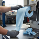 Premium Heavy Duty L20 Extra+ Wipers Blue - 140 Sheets Per Case, Ideal for Industrial Cleaning