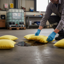 Premium Chemical Spill Absorbent Pillows - Yellow 30x40cm (Pack of 10)