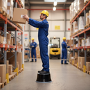 Heavy Duty Steel Kick Step with Anti-Slip Treads