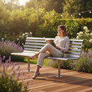 Premium Heavy Duty Steel Bench Seat 1.8m - Durable, Corrosion-Resistant Design for Outdoor Use