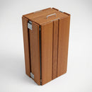 Wooden Litter Bin 100 Litre with Galvanised Steel Frame (view 2)