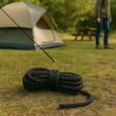 8mm Black Polypropylene Rope 3 Strand – Heavy-Duty, Weatherproof & Multi-Purpose (75m) | Best-Selling & Ultra-Durable