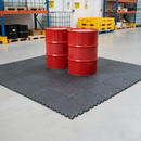Premium Interlocking Tuff Base Tiles for Fuel and Chemical Spill Containment (300x400cm) (Pack of 48)
