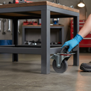 80mm Premium Braked Swivel Plate Castor with Rubber Tyre