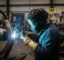 Premium Heavy Duty Welding Helmet with Variable Auto-Darkening Shade, Grinding Function, and Adjustable Headband for Comfort
