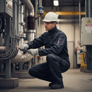 Premium ARC Flash & Fire Retardant Boilersuit with Kneepad Pockets - Dark Navy