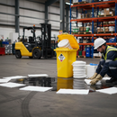 Premium Oil and Fuel Spill Kit in Yellow Wheelie Bin - 360L Capacity