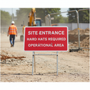 Premium Customizable Quick Fit Sign Face 1050x750mm - Durable Plastic with Multiple Color Options