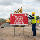 High-Performance Traffic Control Sign Diagram 7021 - 1050x750mm for Uncontrolled Junctions with Signal Alerts