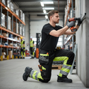 Premium Hi-Vis Trousers with Stretch Fabric, Holster Pockets and CORDURA Reinforcement for Enhanced Comfort and Durability