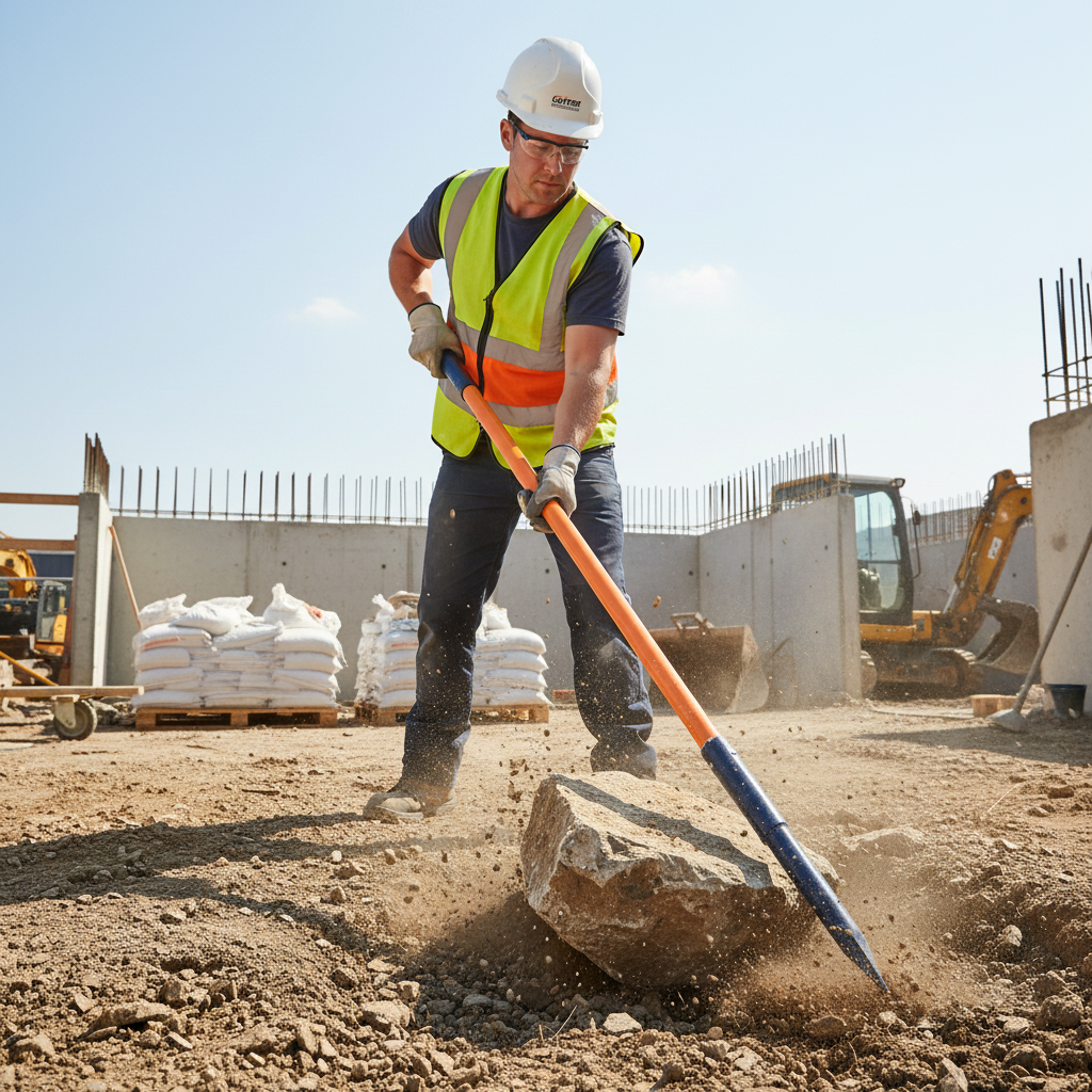 Premium 60-Inch Insulated Digging Bar with Chisel and Point Ends for E