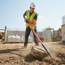 Premium 60-Inch Insulated Digging Bar with Chisel and Point Ends for Efficient Soil Breaking and Stone Removal
