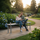 Premium Heavy Duty Backless Bench 1.8m for Outdoor Spaces - Durable Steel Design, Versatile Seating for Schools and Parks