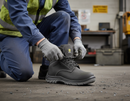 Premium Steel Toe Cap Ankle Boot with Shock Absorber, Anti-Static, and Water Repellent Features for Enhanced Safety