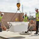 Premium 250L Level Fill Crane Lift Mortar Tub with Folding Handles and Steel-Reinforced Rim for Easy Transportation