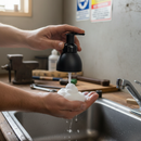 Premium 500ML Plastic Pump Bottle for Foaming Hand Wash - Durable and Reusable Design