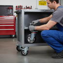 160mm Heavy Duty Swivel Plate Castor Towable with Aluminium Centre