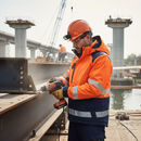 Premium Class 3 Hi-Vis Shell Jacket - Windproof, Waterproof, Detachable Hood, Ventilation