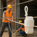 10mm White Polypropylene Rope 3 Strand – 50m Mini Coil | Heavy-Duty