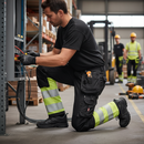 Premium High-Visibility Trousers with 4-Way Stretch Fabric and Holster Pockets for Enhanced Comfort and Mobility