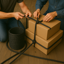 12mm Black Polypropylene Rope 3 Strand - 75m Coil