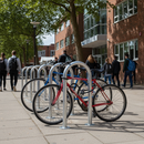 Premium Heavy Duty Sheffield Cycle Stands - Stainless Steel Bicycle Parking Rack with Corrosion Resistance and Space Saving Design