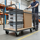 80mm Premium Fixed Plate Castor with Elastic Nylon Centre