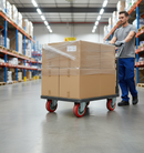 200mm Diameter Heavy Duty Polyurethane Tyred Wheel with Nylon Centre