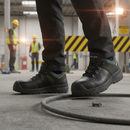 Premium Lowcut Safety Shoe with Fiberglass Toe Cap, ESD Protection, and Slip-Resistant Outsole for Enhanced Comfort and Durability