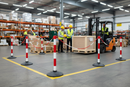 Premium Post and Chain Barrier Kit with Multiple Color Options for Effective Crowd Control and Area Segmentation