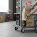 100mm Heavy Duty Swivel Plate Castor with Rubber Tyre