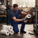 Premium High-Performance Wiping Paper Roll System - 800 Sheets per Roll for Efficient Cleaning and Cost Reduction