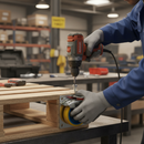 100mm Braked Swivel Plate Castor with Polyurethane Tyre