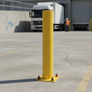 Premium Heavy Duty Galvanised Mild Steel Bollards 1000mm for Security and Parking Applications