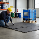 Premium Foam Ground Mat for Fuel and Chemical Spill Containment (Pack of 4)