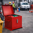 Hazardous Goods Storage Container – Red – 1.2mm Steel – Industrial Use